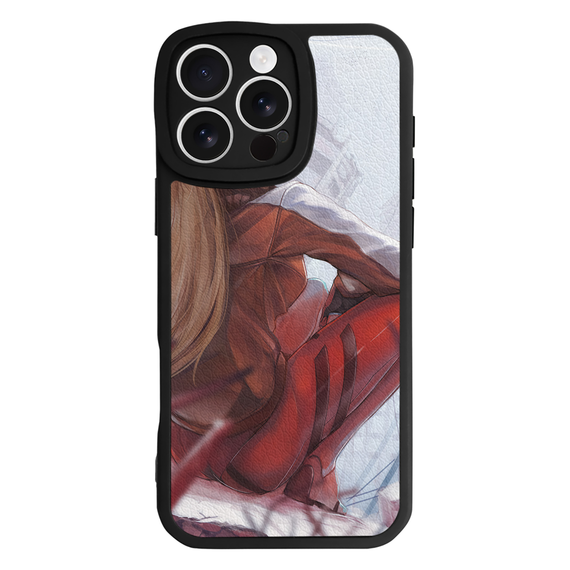 （画像用） EVA 新世紀エヴァンゲリオン 【iPhone 16シリーズ対応】シリコンスマホケース（レザー調） 材質：シリコン